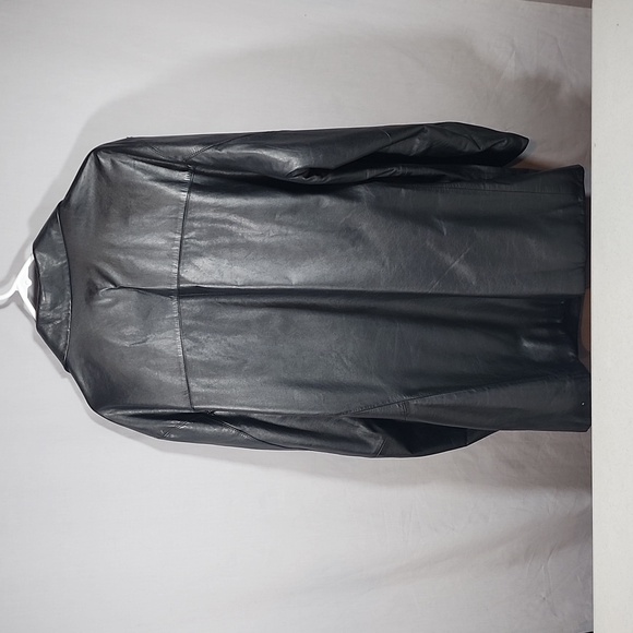 Colebrook Men's Black Leather Jacket Size L - Picture 2 of 5